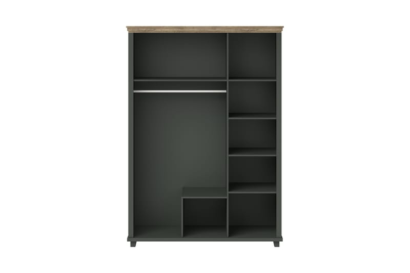 Vaatekaappi Drumin 42x90 cm - Vihreä/Luonnonväri - Säilytys - Vaatesäilytys - Vaatekaappi
