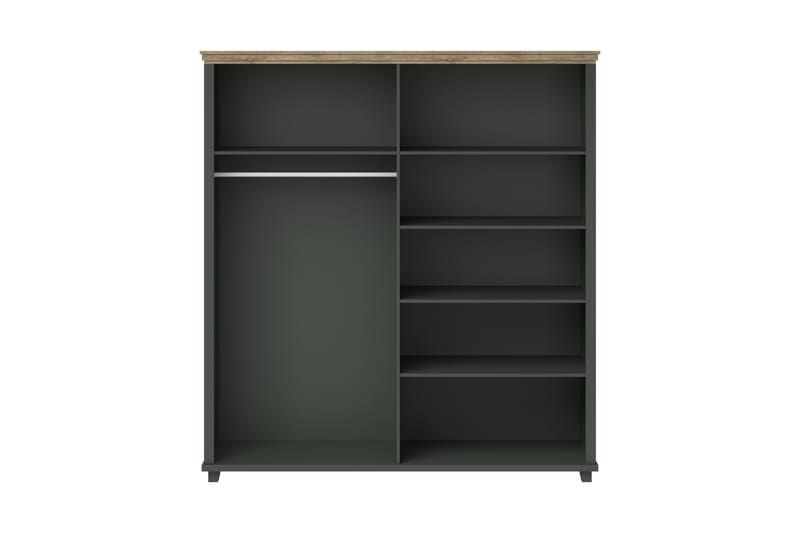Vaatekaappi Drumin 42x90 cm - Vihreä/Luonnonväri - Säilytys - Vaatesäilytys - Vaatekaappi