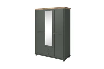 Vaatekaappi Drumin 42x90 cm - Vihreä/Luonnonväri - Säilytys - Vaatesäilytys - Vaatekaappi