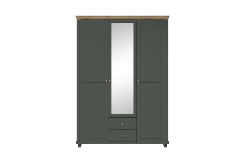 Vaatekaappi Drumin 42x90 cm - Vihreä/Luonnonväri - Säilytys - Vaatesäilytys - Vaatekaappi