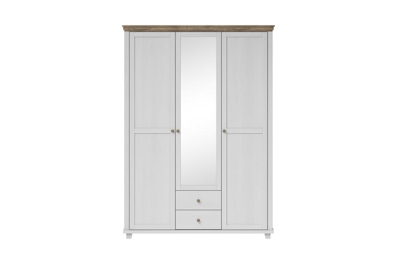 Vaatekaappi Drumin 62x108 cm - Tuhkanharmaa/Luonnonväri - Säilytys - Vaatesäilytys - Vaatekaappi