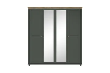 Vaatekaappi Drumin 62x108 cm - Vihreä/Luonnonväri - Säilytys - Vaatesäilytys - Vaatekaappi
