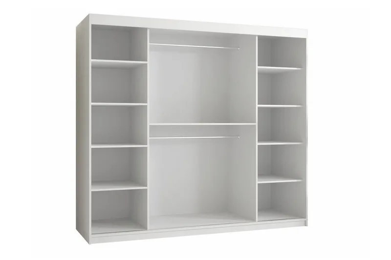 Vaatekaappi Dunvegan - Musta - Säilytys - Vaatesäilytys - Vaatekaappi