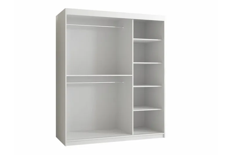 Vaatekaappi Dunvegan - Musta - Säilytys - Vaatesäilytys - Vaatekaappi