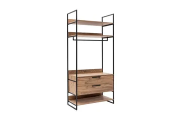 Vaatekaappi Dynamica 104x52 cm - Luonnonväri - Säilytys - Vaatesäilytys - Vaatenaulakko - Koukkunaulakot
