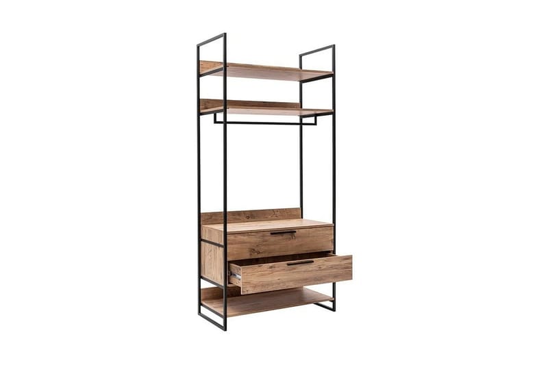 Vaatekaappi Dynamica 104x52 cm - Luonnonväri - Säilytys - Vaatesäilytys - Vaatekaappi