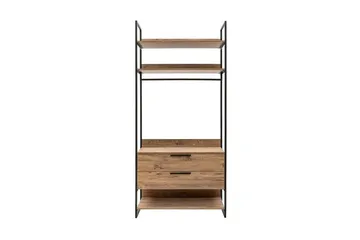 Vaatekaappi Dynamica 104x52 cm - Luonnonväri - Säilytys - Vaatesäilytys - Vaatenaulakko - Koukkunaulakot