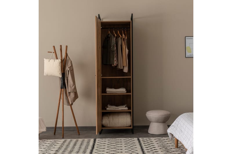 Vaatekaappi Dynamica 64x52 cm - Luonnonväri - Säilytys - Vaatesäilytys - Vaatekaappi