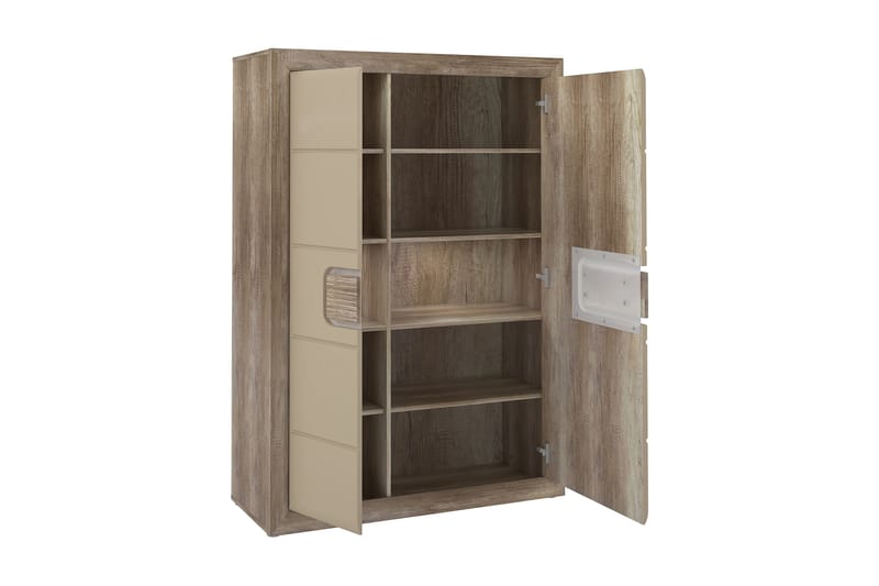 Vaatekaappi Edirne 42x109 cm - Beige/Ruskea - Säilytys - Vaatesäilytys - Vaatekaappi