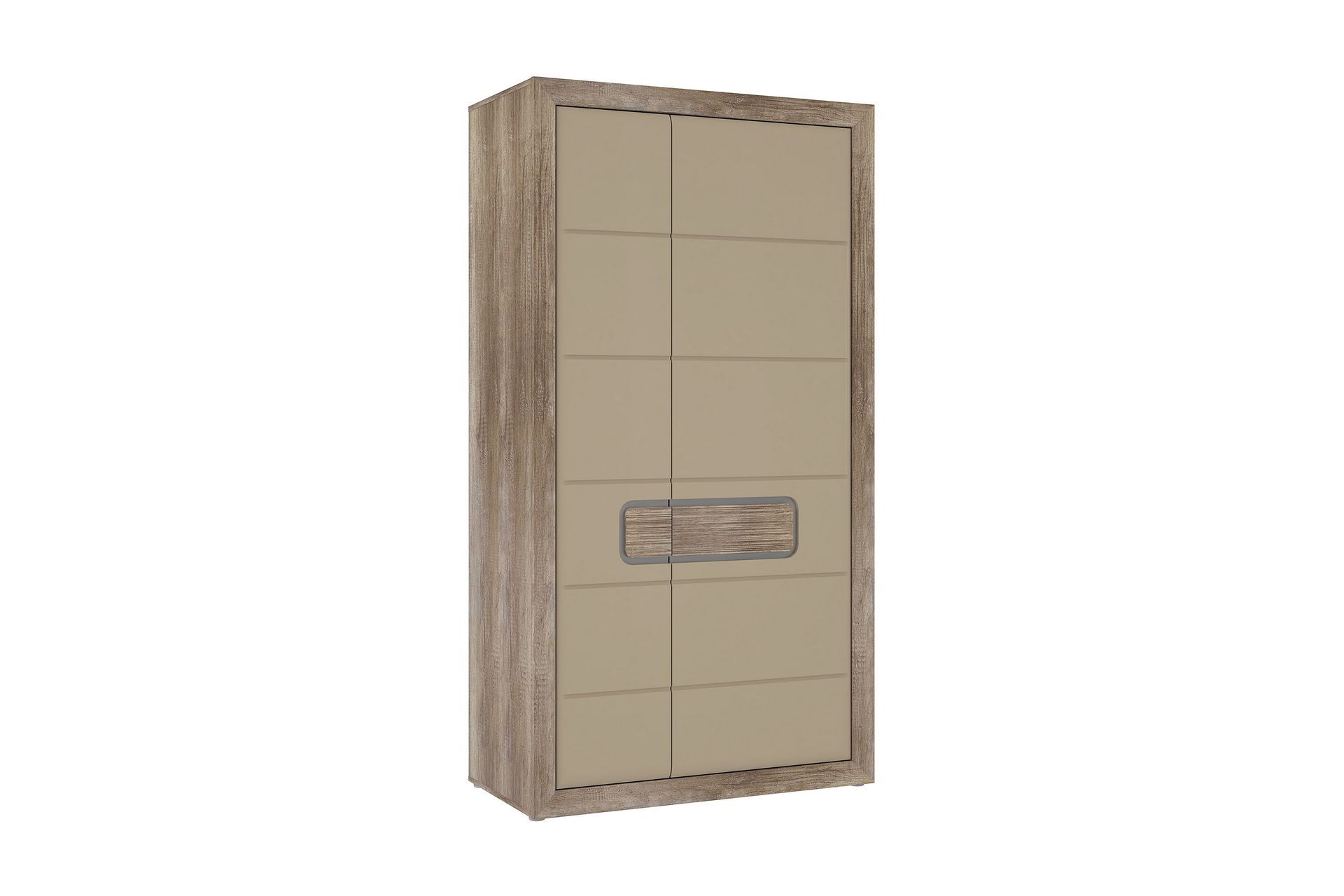 Vaatekaappi Edirne 55x109 cm - Beige/Ruskea - Säilytys - Vaatesäilytys - Vaatekaappi