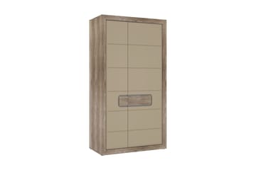Vaatekaappi Edirne 55x109 cm - Beige/Ruskea - Säilytys - Vaatesäilytys - Vaatekaappi