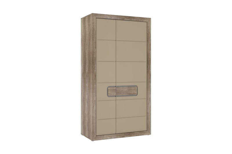Vaatekaappi Edirne 55x109 cm - Beige/Ruskea - Säilytys - Vaatesäilytys - Vaatekaappi