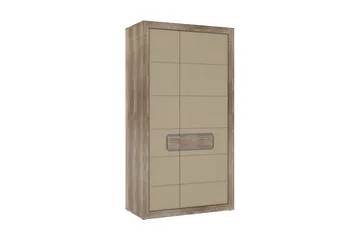 Vaatekaappi Edirne 55x109 cm - Beige/Ruskea - Säilytys - Vaatesäilytys - Vaatekaappi