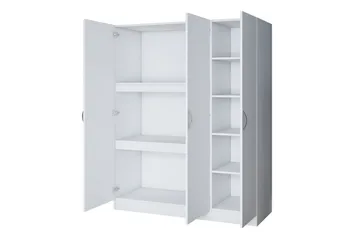 Vaatekaappi Farmdon 55x145 cm - Valkoinen - Säilytys - Vaatesäilytys - Vaatekaappi