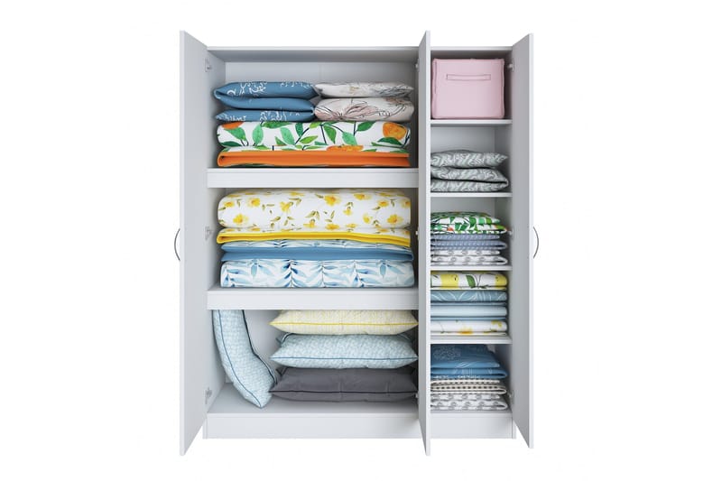 Vaatekaappi Farmdon 55x145 cm - Valkoinen - Säilytys - Vaatesäilytys - Vaatekaappi