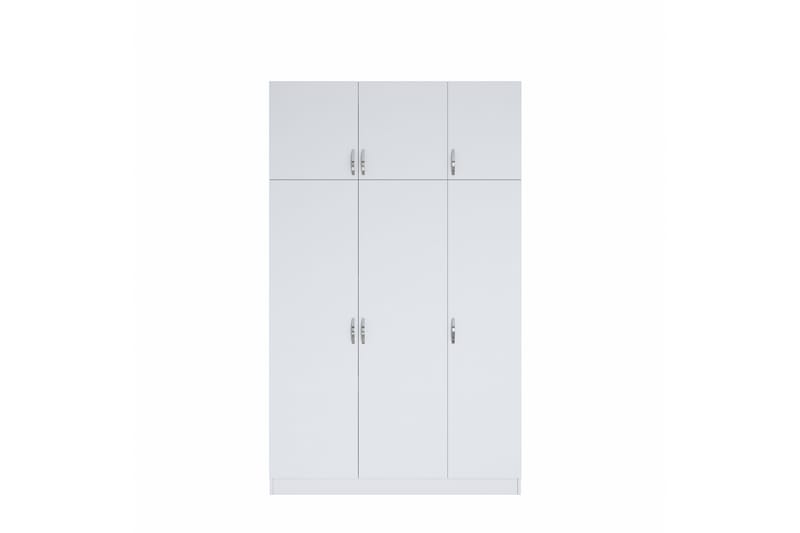 Vaatekaappi Farmdon 6 Kaappia 55x145 cm - Valkoinen - Säilytys - Vaatesäilytys - Vaatekaappi