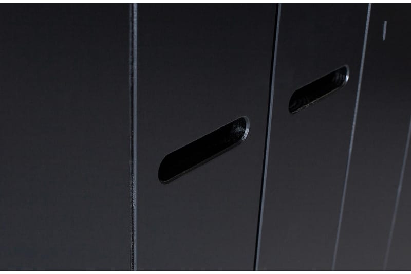 Vaatekaappi Floella 140x53 cm 3 ovea - Mänty/Musta - Säilytys - Vaatesäilytys - Vaatekaappi