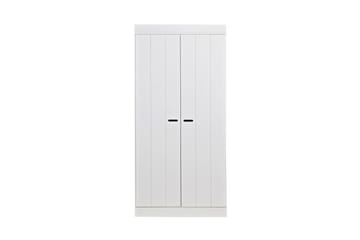 Vaatekaappi Floella 94 cm 2 ovea - Valkoinen Mänty - Säilytys - Vaatesäilytys - Vaatekaappi