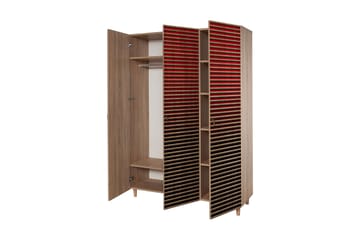 Vaatekaappi Gillberga 135 cm - Ruskea - Säilytys - Vaatesäilytys - Vaatekaappi