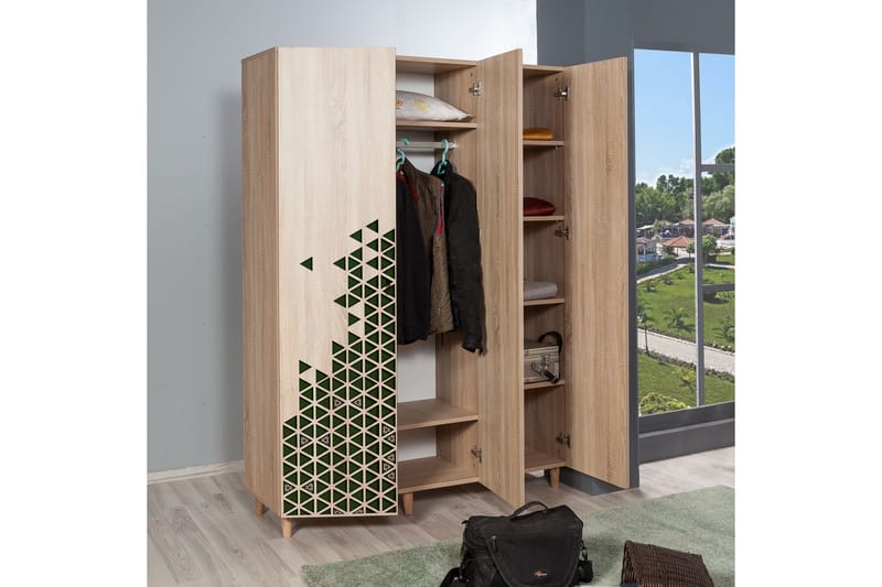 Vaatekaappi Gillberga 135 cm - Säilytys - Vaatesäilytys - Vaatekaappi