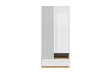 Vaatekaappi Hagelsrum 55 cm - V.harmaa/Puu/Luonnonväri/Valk - Säilytys - Vaatesäilytys - Vaatekaappi