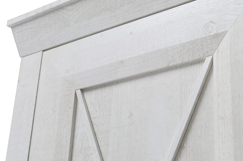 Vaatekaappi Hareholme 255 cm - Valkoinen - Säilytys - Vaatesäilytys - Vaatekaappi