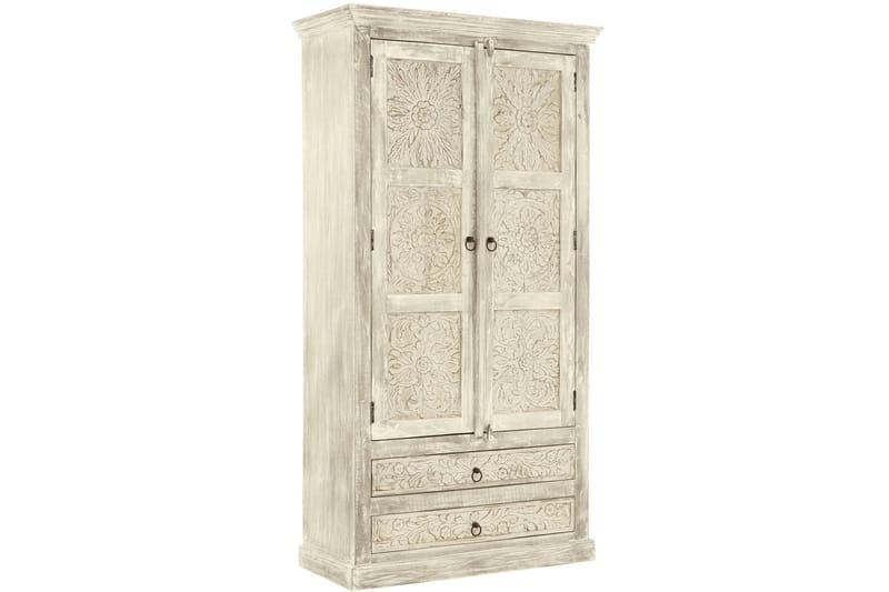 Vaatekaappi Hiran 100x45 cm - Kerma - Säilytys - Vaatesäilytys - Vaatekaappi