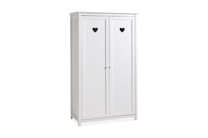 Vaatekaappi Hokeby 2 ovea, Valkoinen