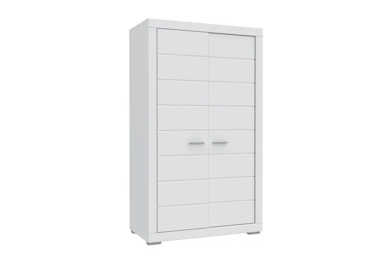 Vaatekaappi Janyha 116x198 cm, Valkoinen