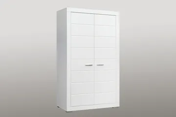 Vaatekaappi Janyha 116x198 cm - Valkoinen - Säilytys - Vaatesäilytys - Vaatekaappi