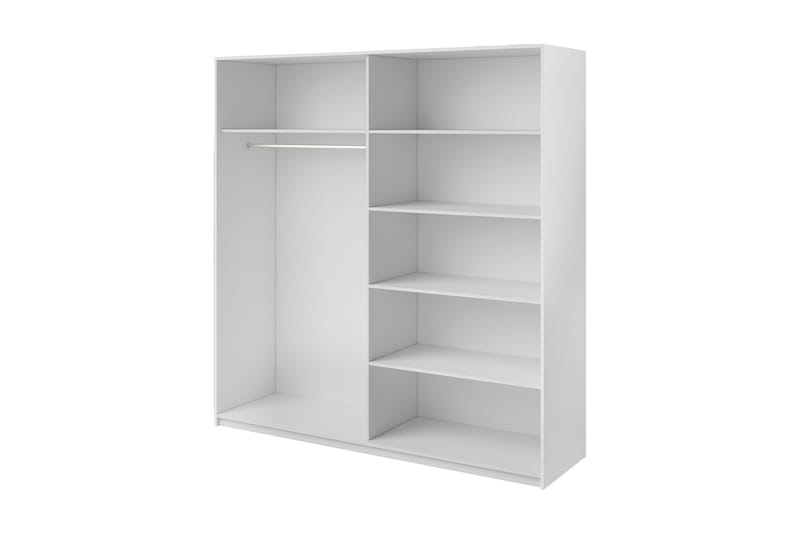 Vaatekaappi Jorbes 61x200 cm - Tuhkanharmaa - Säilytys - Vaatesäilytys - Vaatekaappi