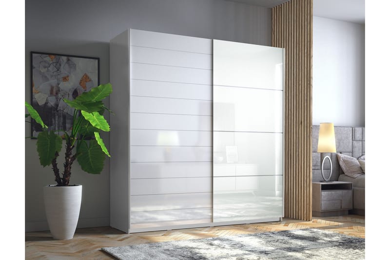 Vaatekaappi Jorbes 61x200 cm - Tuhkanharmaa - Säilytys - Vaatesäilytys - Vaatekaappi