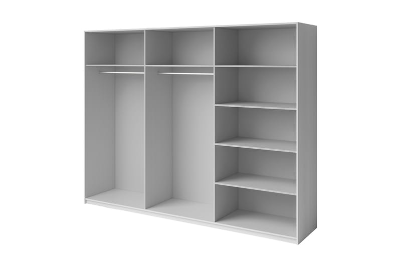 Vaatekaappi Jorbes 61x200 cm - Tuhkanharmaa - Säilytys - Vaatesäilytys - Vaatekaappi