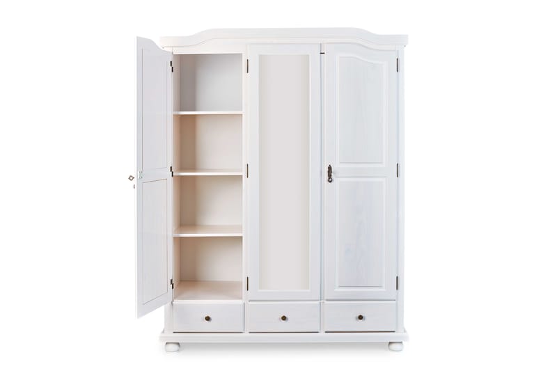 Vaatekaappi Kappl 150 cm - Puu/Valkoinen - Säilytys - Vaatesäilytys - Vaatekaappi
