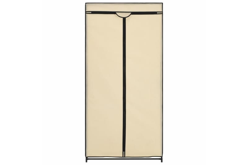 Vaatekaappi kerma 75x50x160 cm - Kerma - Säilytys - Vaatesäilytys - Vaatekaappi