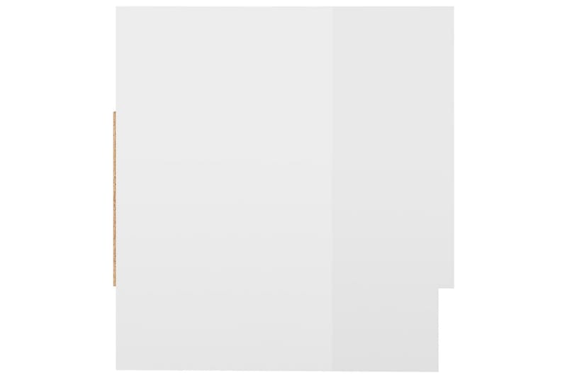 Vaatekaappi korkeakiilto valkoinen 70x32,5x35 cm lastulevy - Säilytys - Vaatesäilytys - Vaatekaappi