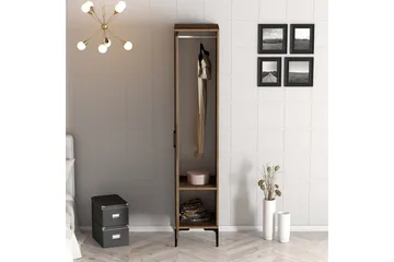 Vaatekaappi Kumsal 40 cm - Pähkinä - Säilytys - Kaappi - Säilytyskaappi
