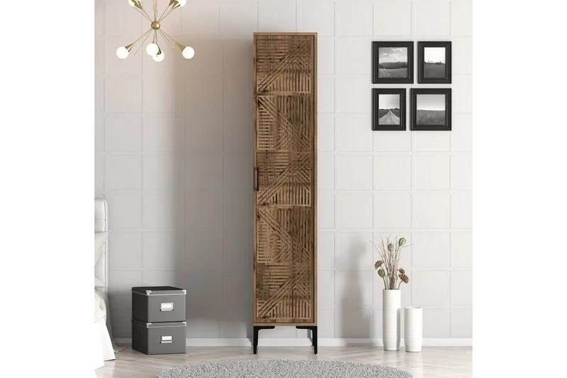 Vaatekaappi Kumsal 40 cm - Pähkinä - Säilytys - Kaappi - Säilytyskaappi