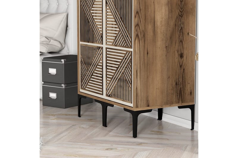 Vaatekaappi Kumsal 80 cm - Kerma - Säilytys - Vaatesäilytys - Vaatekaappi