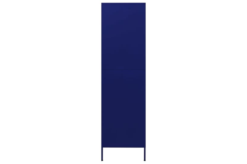 Vaatekaappi laivastonsininen 90x50x180 cm teräs - Säilytys - Vaatesäilytys - Vaatekaappi