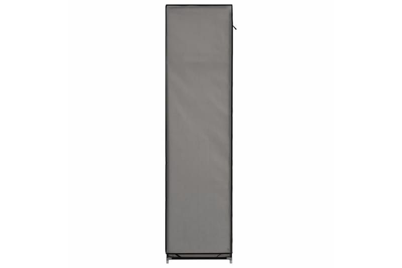 Vaatekaappi lokeroilla & tangoilla kangas 150x45x175cm - Harmaa - Säilytys - Vaatesäilytys - Vaatekaappi