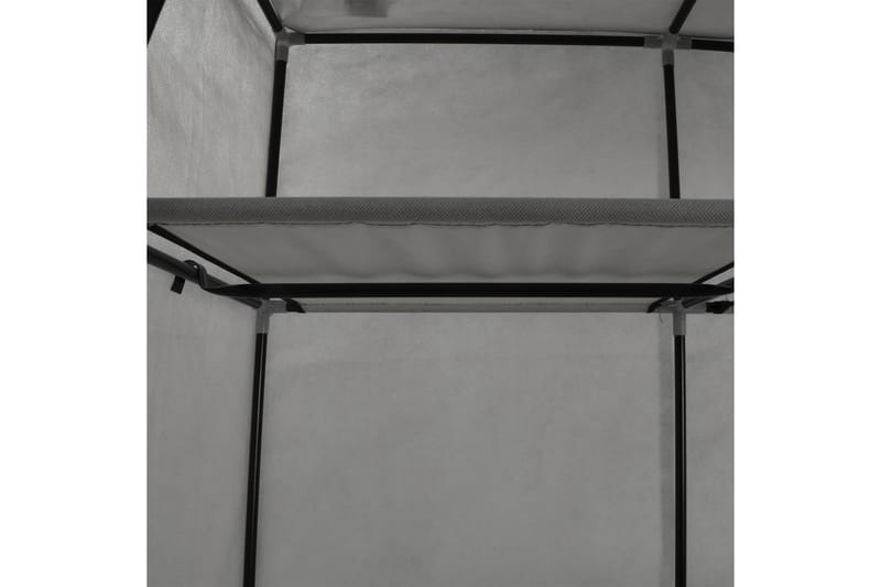 Vaatekaappi lokeroilla & tangoilla kangas 150x45x175cm - Harmaa - Säilytys - Vaatesäilytys - Vaatekaappi