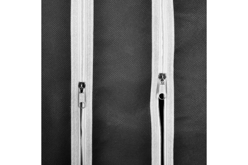 Vaatekaappi lokeroilla & tangoilla kangas 45x150x176cm - Musta - Säilytys - Vaatesäilytys - Vaatekaappi