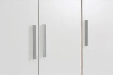 Vaatekaappi Lyoth 207 cm - Ruskea/Valkoinen - Säilytys - Vaatesäilytys - Vaatekaappi