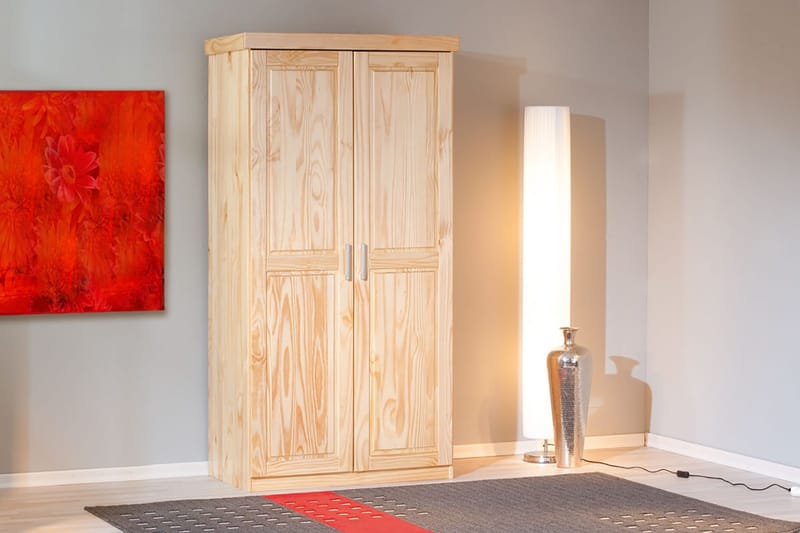 Vaatekaappi Maior 95 cm - Mänty - Säilytys - Vaatesäilytys - Vaatekaappi