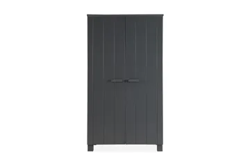 Vaatekaappi Mitchell 111 cm - Teräksenharmaa mänty - Säilytys - Vaatesäilytys - Vaatekaappi