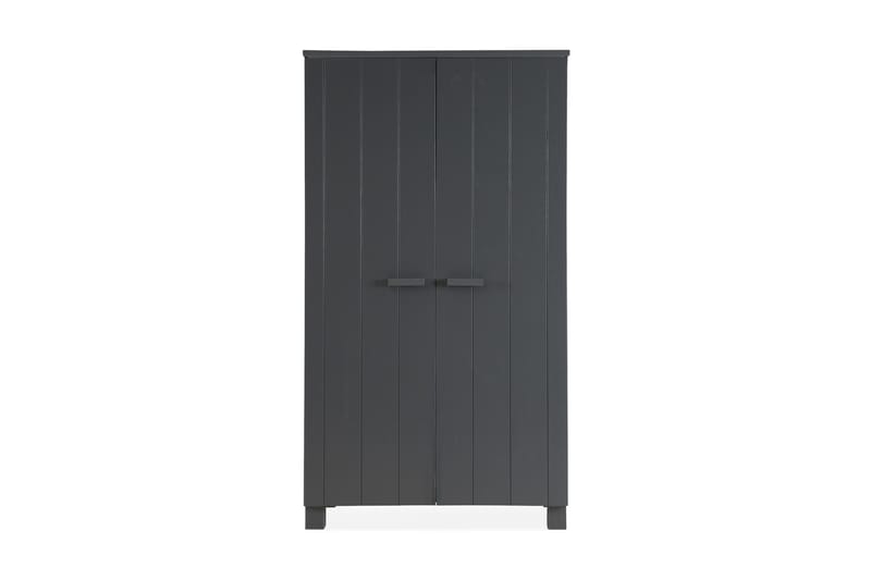 Vaatekaappi Mitchell 111 cm - Teräksenharmaa mänty - Säilytys - Vaatesäilytys - Vaatekaappi