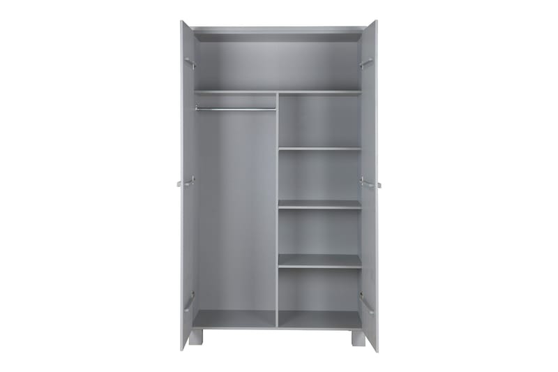 Vaatekaappi Mitchell 202 cm - Harmaa mänty - Säilytys - Vaatesäilytys - Vaatekaappi