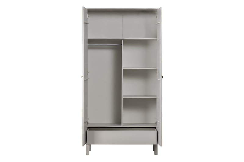 Vaatekaappi Moluskebi 53x100 cm - Harmaa - Säilytys - Vaatesäilytys - Vaatekaappi