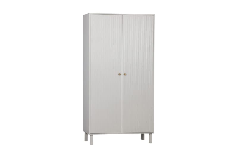 Vaatekaappi Moluskebi 53x100 cm, Harmaa